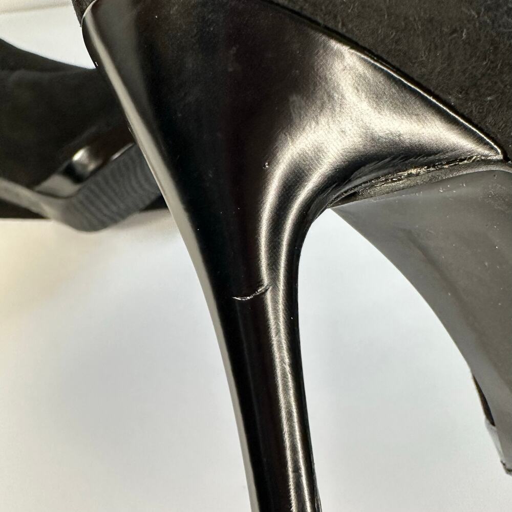 STUART WEITZMAN Black Stiletto Heel, Suede, Knee High Boots - Picture 13 of 13